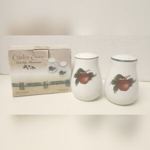 The Cades Cove Apple & Cherries Collection Salt and Pepper Shakers by Citation